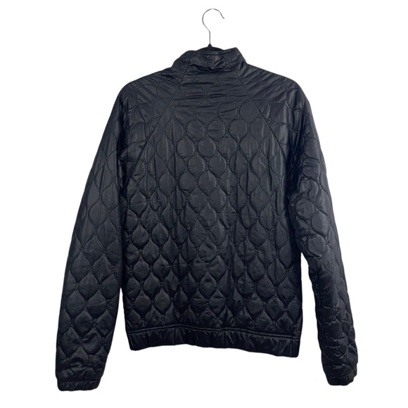 G-STAR RAW Midder Quilted Bomber Jacket Black White Trim Collar Sz M - Picture 4 of 11